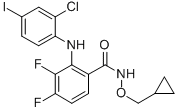 2-[（2-氯-4-碘苯基）氨基]-N-（環丙基甲氧基）-3,4-二氟-苯甲醯胺