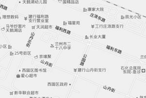 蘭州市山丹街地圖