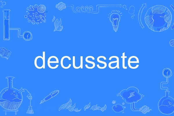 decussate