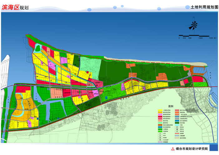 濱海區規劃示意圖