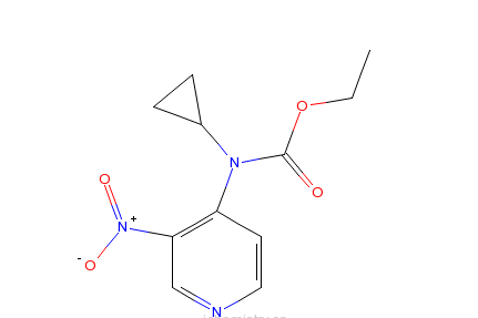 3-硝基吡啶-N-環丙基-4-氨基甲酸乙酯