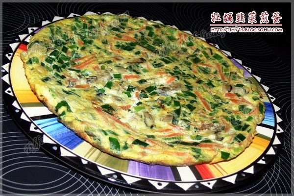 牡蠣韭菜煎蛋