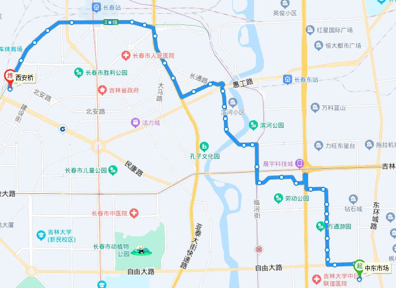 長春公交Z287路