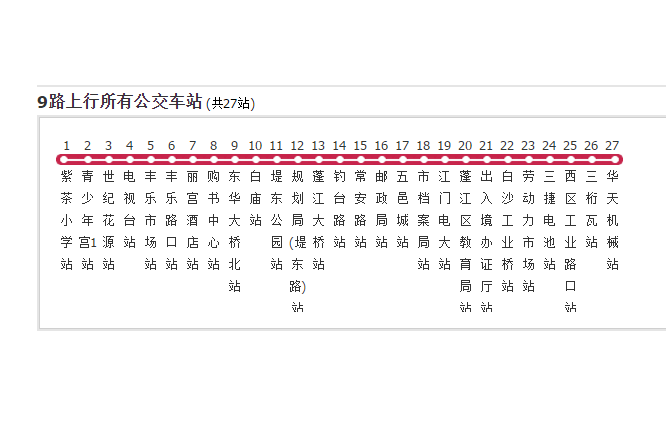 江門公交9路