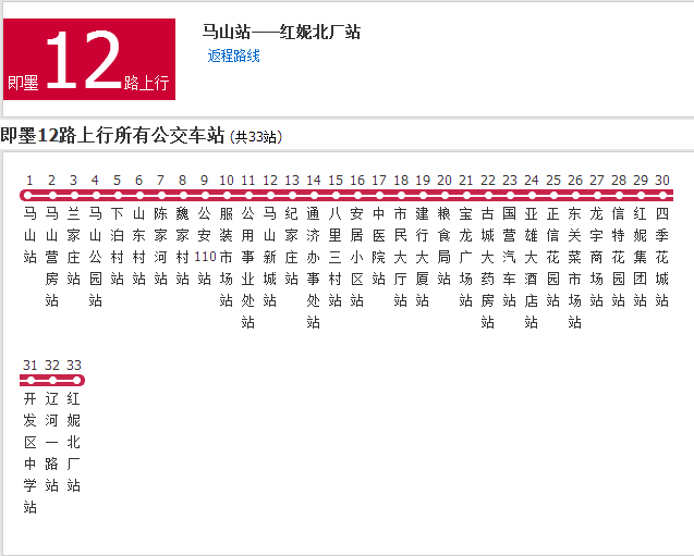 即墨公交12路