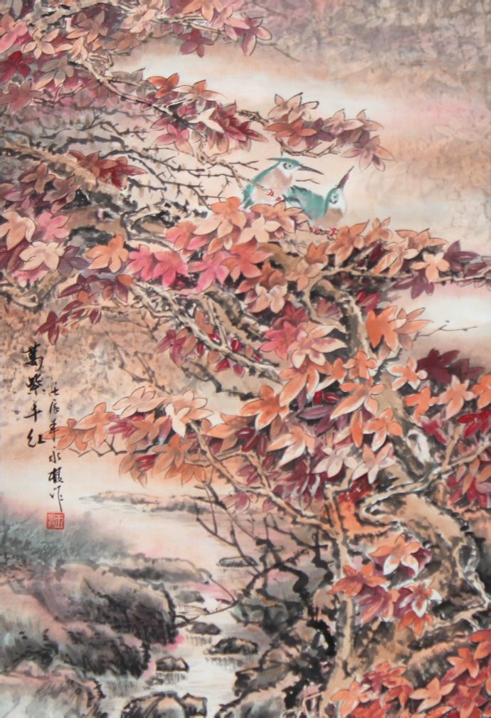 萬紫千紅 王永根 45x68cm