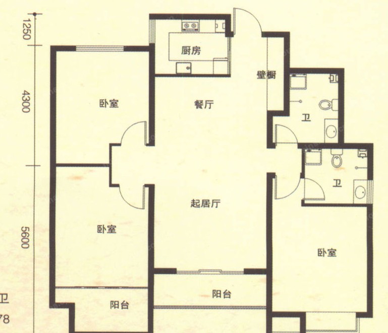 凱景花園戶型圖