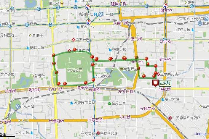 成都公交1091路環線