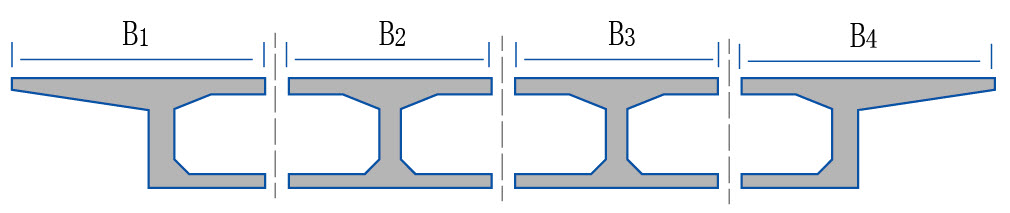 採用稀疏劃分的寬箱梁截面