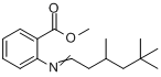 2-[（3,5,5-三甲基亞己基）氨基]苯甲酸甲酯