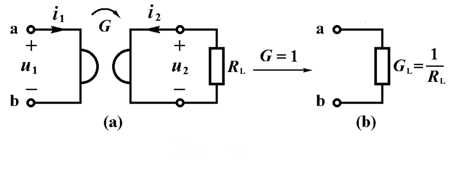 迴轉器次極端接電阻