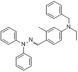 2-甲基-4-（N-乙基-N-苄基）氨基苯甲醛-1,1-二苯腙