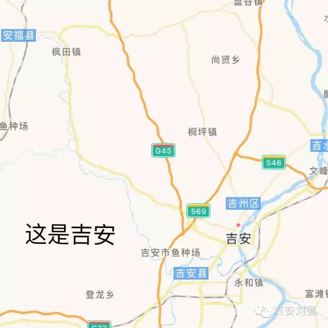 吉安地圖