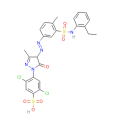 2,5-二氯-4-[4-[[3-[（乙基苯基氨基）磺醯基]-4-甲基苯基]偶氮]-4,5-二氫-3-甲基-5-氧-1H-吡唑-1-基]苯磺酸