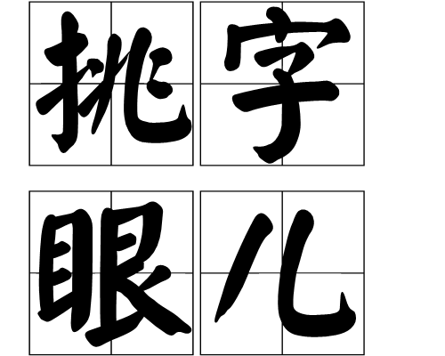 挑字眼兒