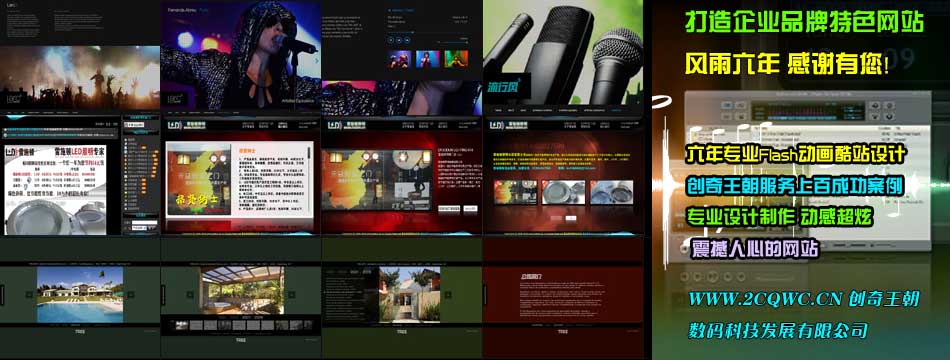 創奇王朝Flash酷站設計