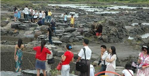 南海網網友參觀洋浦古鹽田