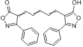 4-[5-（5-羥基-3-苯基-4-異噁唑基）-2,4-戊二烯亞基]-3-苯基-5(4H)-異噻唑酮