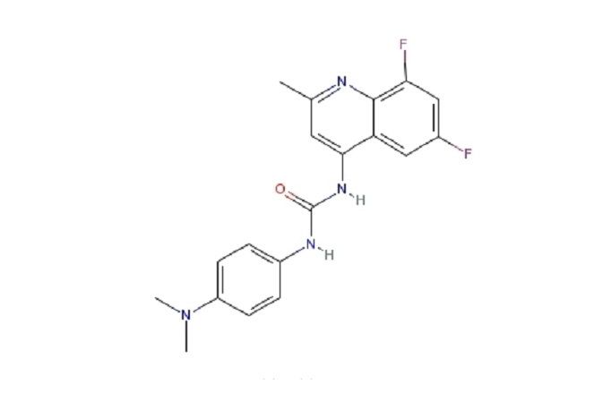 N-（6,8-二氟-2-甲基-4-喹啉）-N-[4-（二甲氨基）苯基]尿素