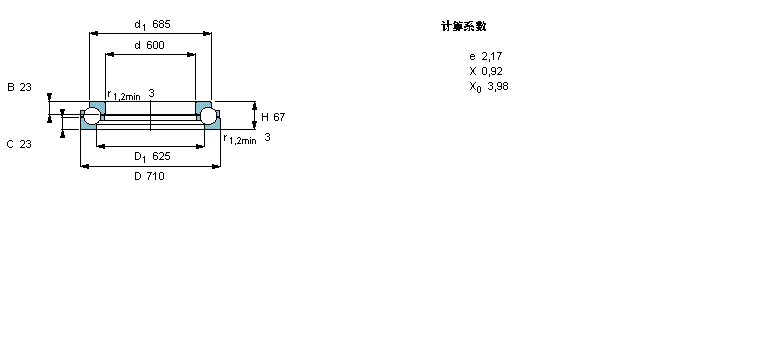 SKF BDA-8002軸承