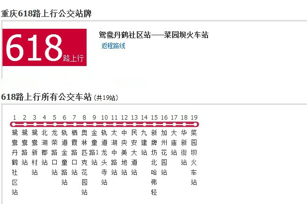 重慶公交618路