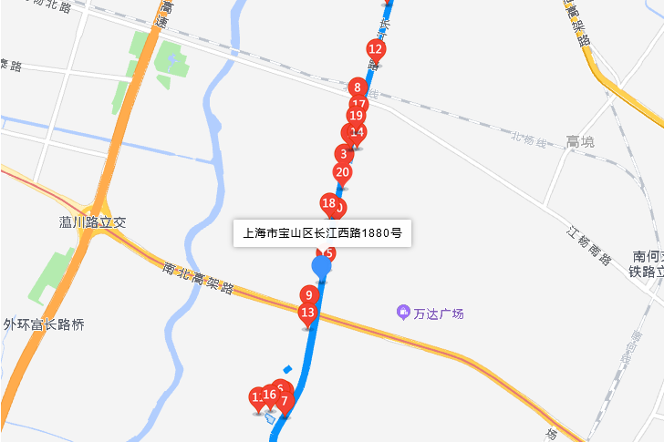 長江西路1880號