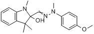 2,3-二氫-2-羥基-1,3,3-三甲基-1H-吲哚-2-羰氧醛（4-甲氧基苯基）甲基腙