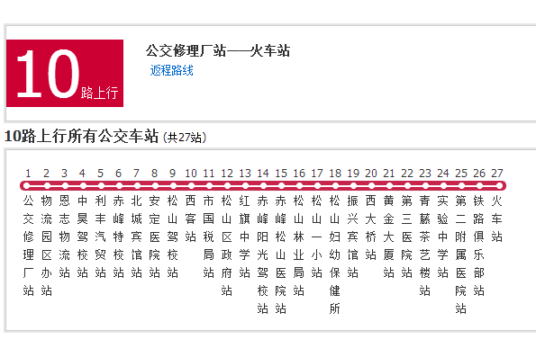 赤峰公交10路