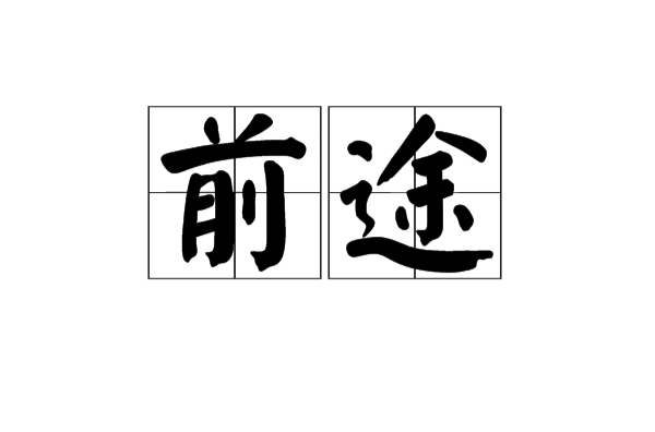 前途(詞語釋義)