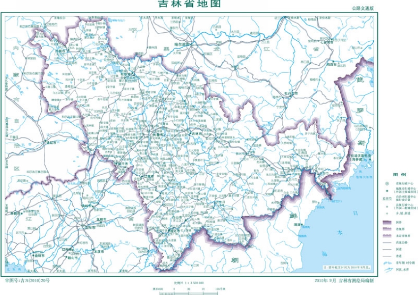 吉林省地圖