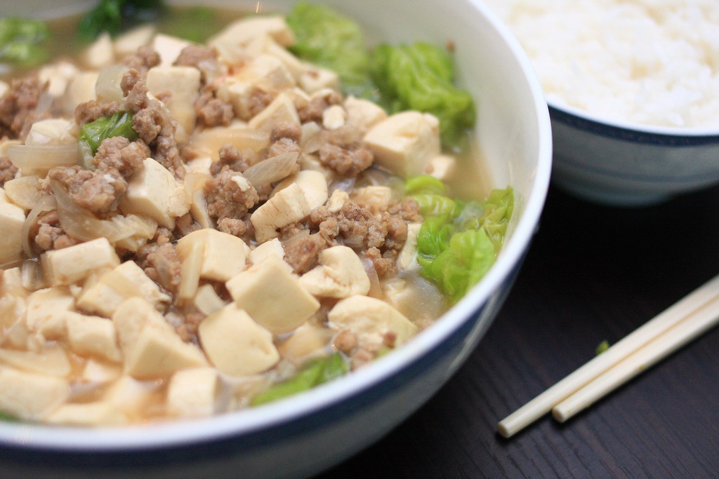 豆腐肉碎銀絲菜