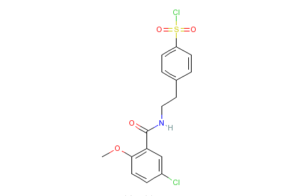 4-[2-（5-氯-2-甲氧基苯甲醯氨基）乙基]苯磺醯氯