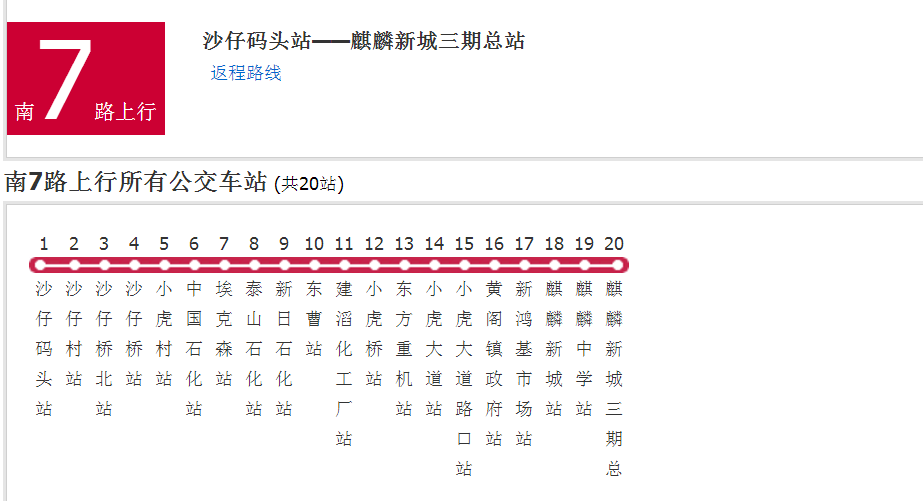 廣州公交南7路