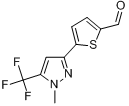 2-[1-甲基-5-（三氟甲基）吡唑-3-基]噻吩-5-甲醛