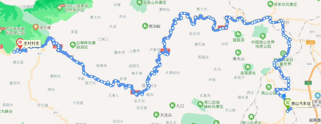 北京公交F77路