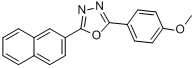 2-（4-甲氧基苯基）-5-（2-萘基）-1,3,4-噁二唑