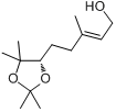 (6S,2E)-6,7-異丙撐二氧-3,7-二甲基-2-辛烯-1-醇