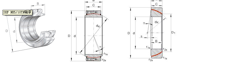 SKF    NK5/10TN軸承樣本圖片