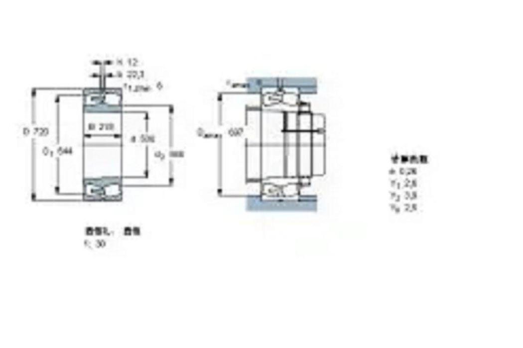 SKF 240-500ECAK30-W33軸承