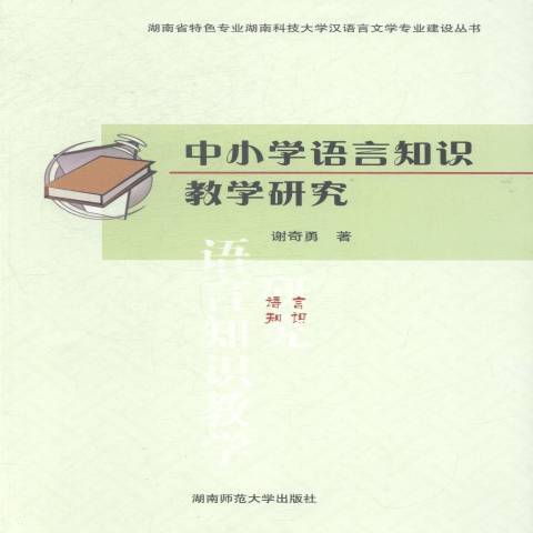 中國小語言知識教學研究