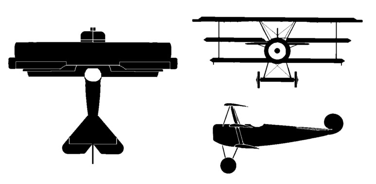 福克Dr.I(Fokker Dr.I)單座三翼戰鬥機