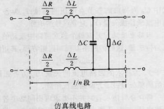 圖1 仿真線電路