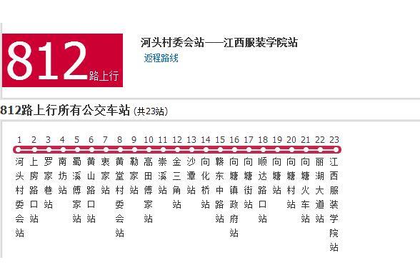 南昌公交812路