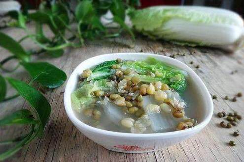 白菜綠豆飲