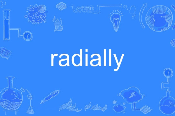 radially