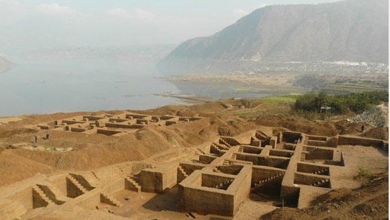 麥坪遺址發掘現場全貌