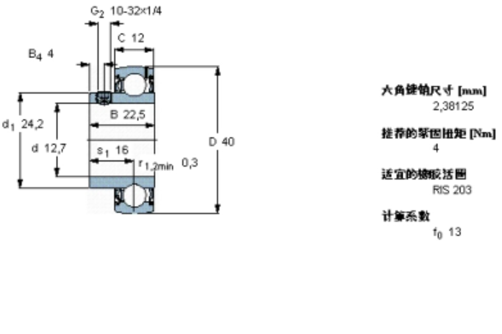 SKF YAT203-008軸承