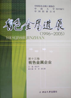 《有色金屬進展(1996-2005)》第十三卷有色金屬企業