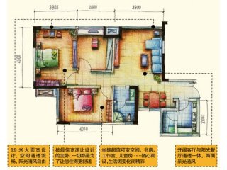 石家莊愛琴海戶型圖