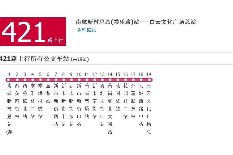 廣州公交421路